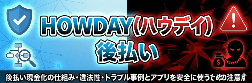 HOWDAY(ハウデイ)後払い
